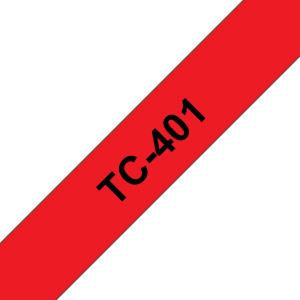 Tape 12mm Lami Black On Red (tc401)