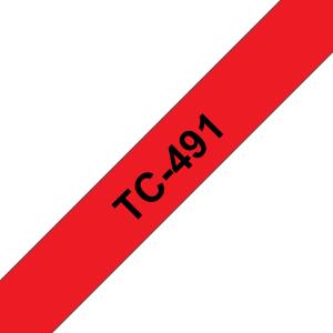 Tape 9mm Lami Black On Red (tc491)