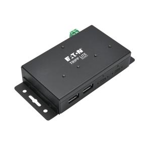 TRIPP LITE 4-Port Industrial-Grade USB 3.1 Gen 2 Hub - 10 Gbps, 2 USB-C & 2 USB-A, 15 kV ESD Immunity, Iron Housing